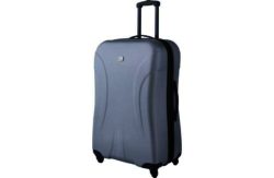 Go Explore Signature Large 4 Wheel Suitcase - Silver